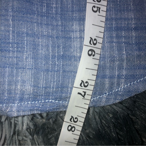 Boys Size 14-16 | pd&c | Blue-Gray Long Sleeves Button-Down Shirt - Picture 9 of 10